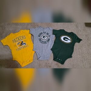 Packers Baby Onesies Set
